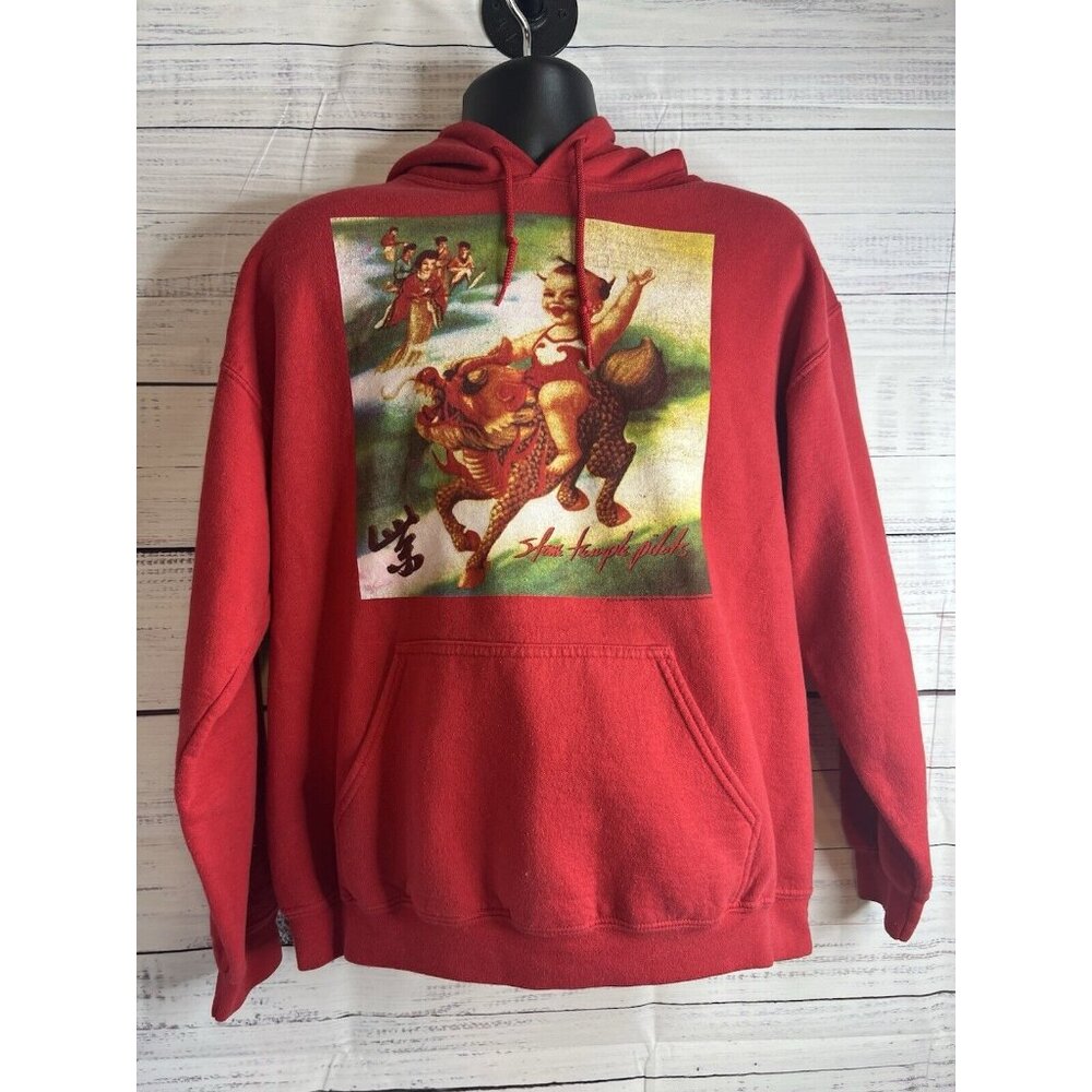 Vintage Stone Temple Pilots Band  Live Nation Pullover Hoodie Jacket L 2016